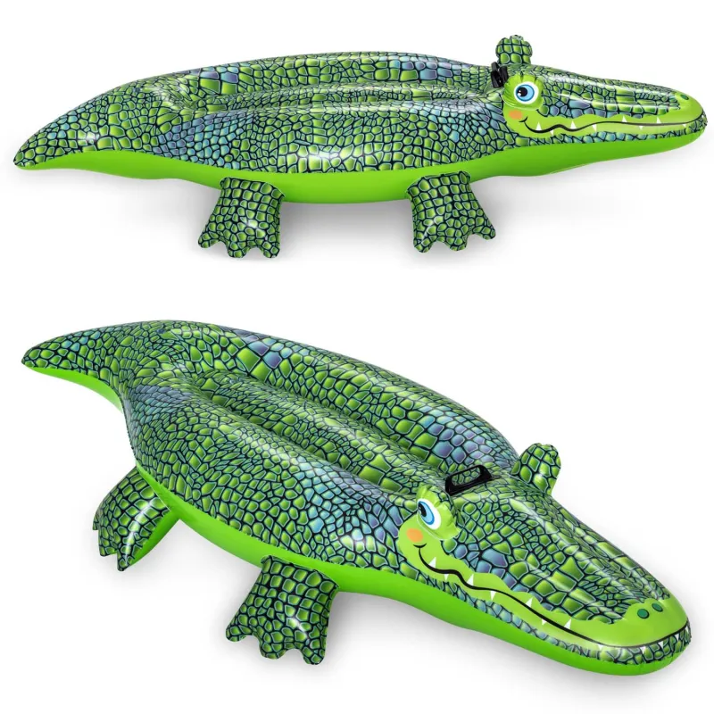 Inflatable crocodile toy 152 x 71 cm, perfect for water play, Bestway 41477