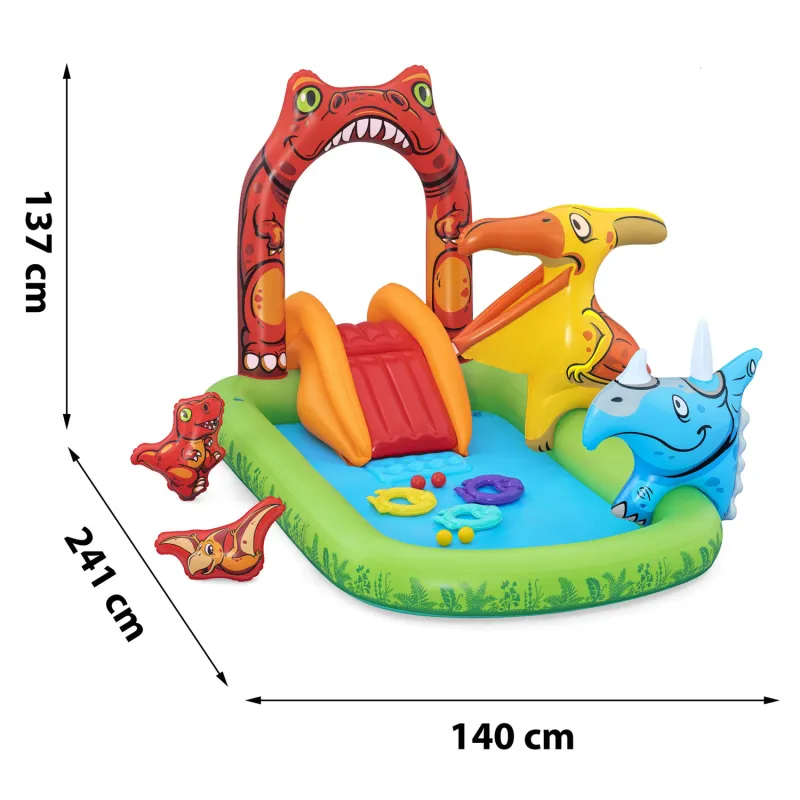 Perfect for garden play, inflatable playground for children