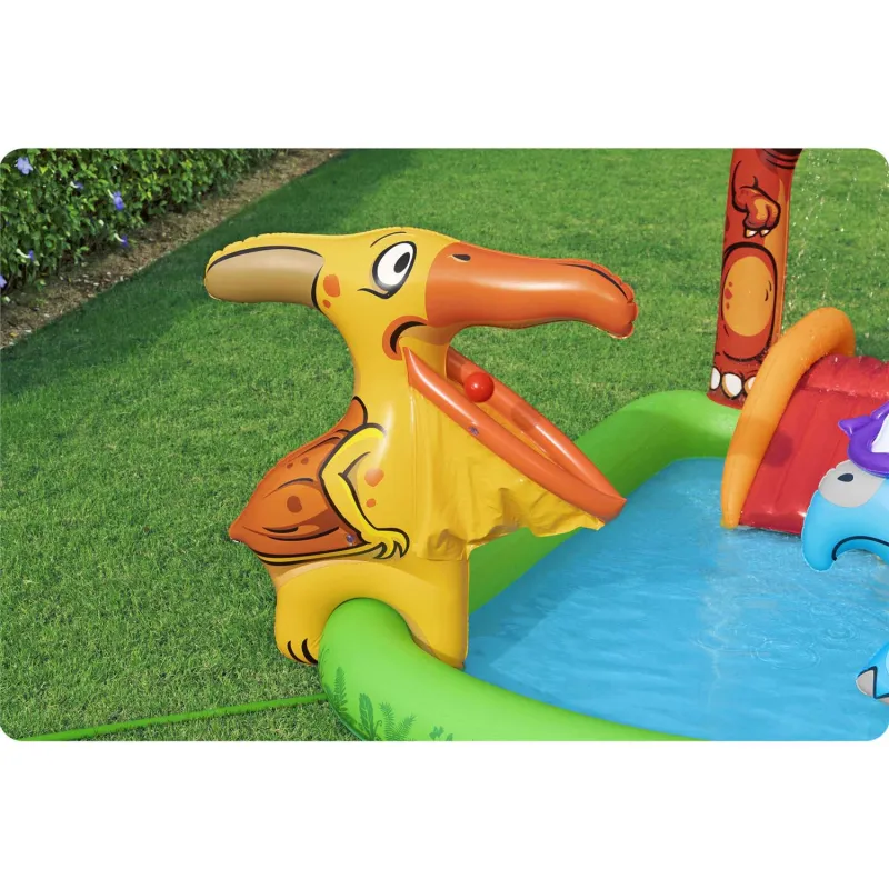 Easy to assemble, inflatable playground for kids for all seasons