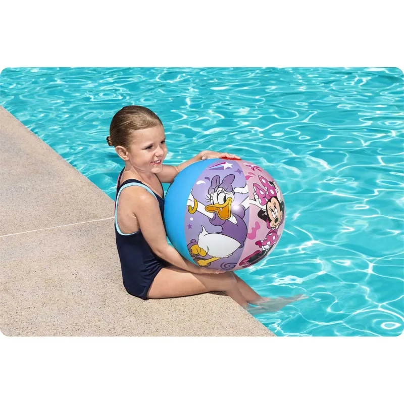 Durable 51 cm beach ball for kids, made for outdoor fun