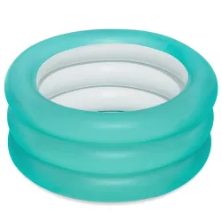 Turquoise inflatable pool - stylish addition to your garden