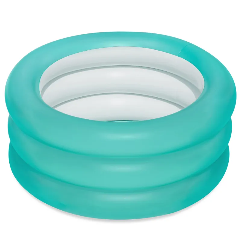 Turquoise inflatable pool - stylish addition to your garden