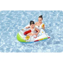 Spaceship beach float, perfect for garden and beach fun with kids