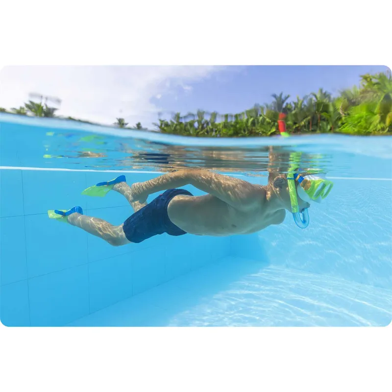Perfect for snorkeling in the sea or lake, a set for the whole family