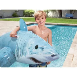 Shark inflatable airbed 183 x 102 cm Bestway 41405, perfect for kids during holidays