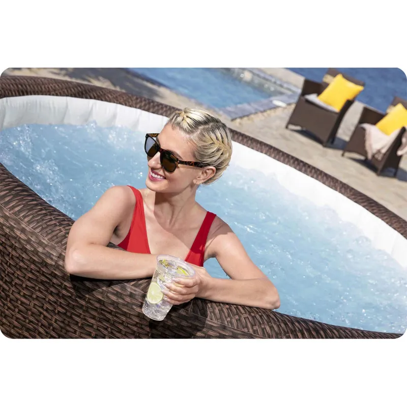 Inflatable SPA Lay-Z Bali with comfortable seating for 7 people