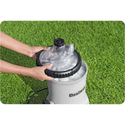 Bestway 58870 filter pump perfect for garden use by the pool