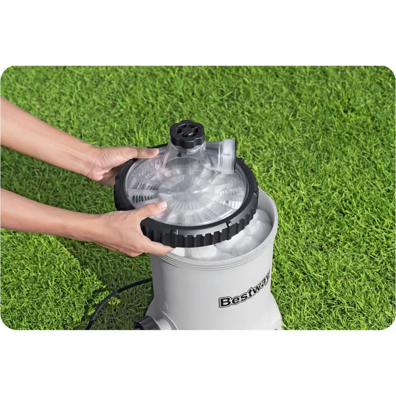 Bestway 58870 filter pump perfect for garden use by the pool