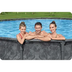 Perfect for relaxation, 549 x 132 cm frame pool for your garden