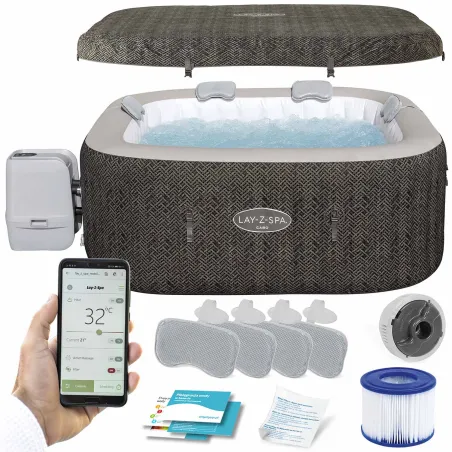 Inflatable SPA Lay-Z Cabo for 6 people with comfortable seating and durable material