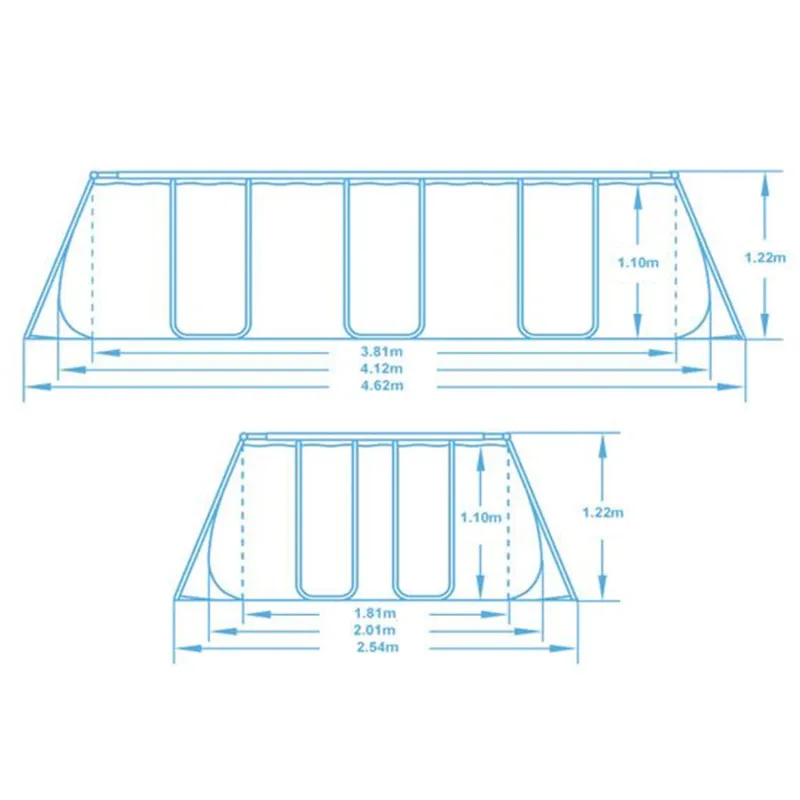 Garden frame pool perfect for relaxation Bestway 56456N