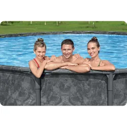 610x132 cm garden pool, a great way to relax outdoors in summer