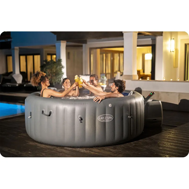 Inflatable SPA Lay-Z Santorini Pro for 7 people, perfect for garden relaxation Bestway 6001T