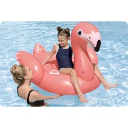 Pink flamingo inflatable mattress 138 x 107 cm Bestway 41525