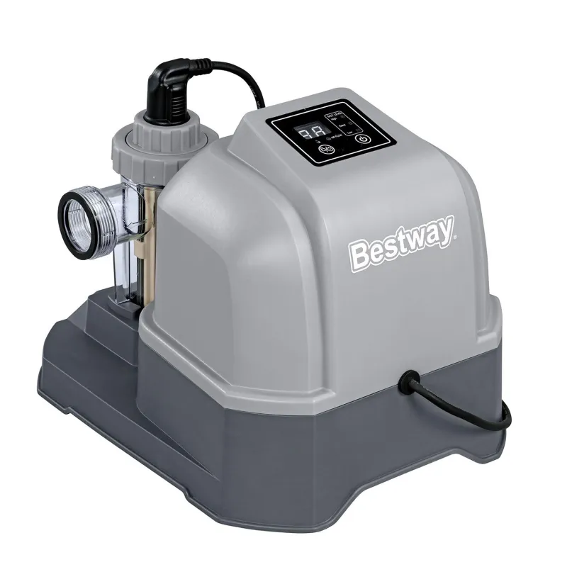Efficient chlorine generator for garden pools, perfect for summer