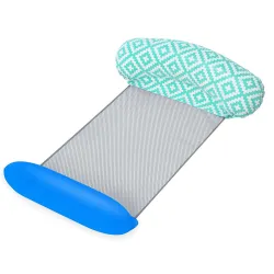 Double inflatable Comfort Plush airbed, stylish and comfortable for swimming