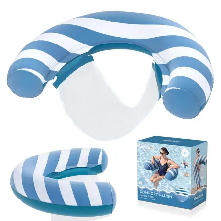 Comfort Plush inflatable swimming chair, soft and comfortable, pool lounger