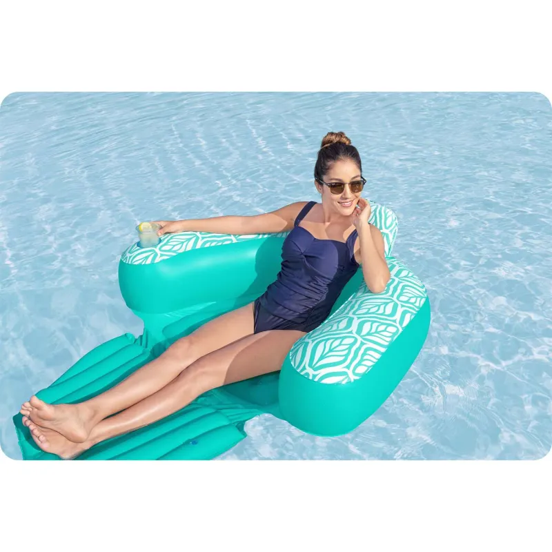 Comfort Plush Pro inflatable chair, perfect for garden relaxation and water fun