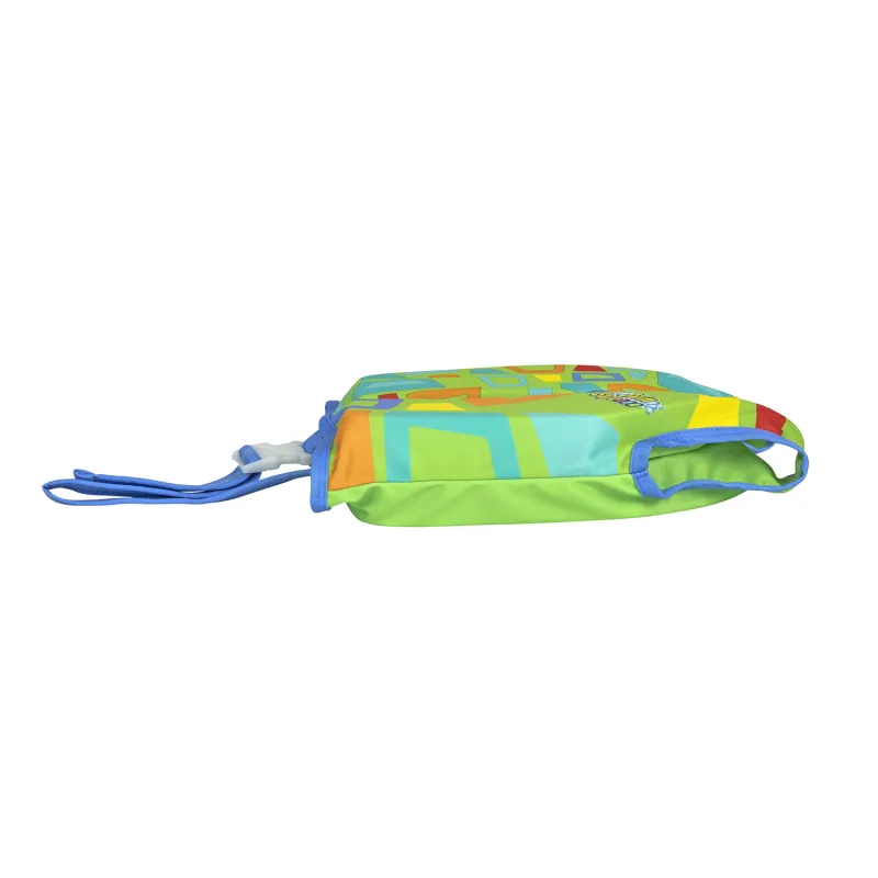 Green swim vest, excellent choice for little swimmers learning to swim