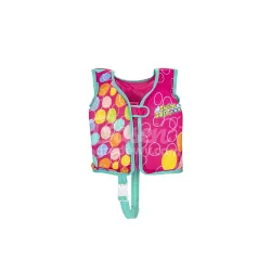 Stylish pink swimming vest S/M, perfect for children learning to swim