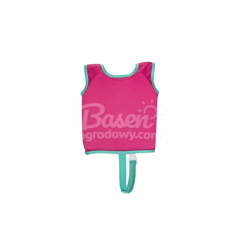 Comfortable pink swimming vest for children, size S/M