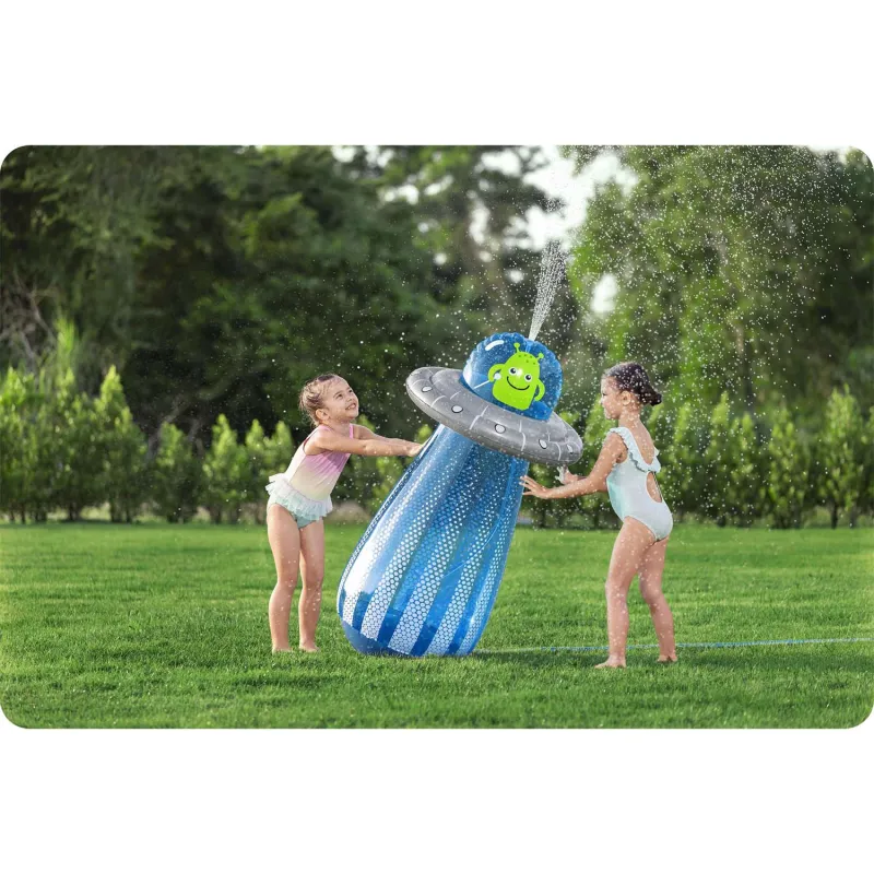 Perfect for summer play, the UFO sprinkler brings joy to kids in the garden
