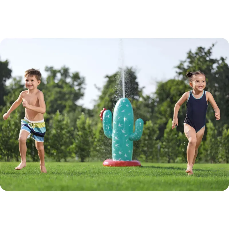 Inflatable cactus for garden play, perfect for summer days for kids