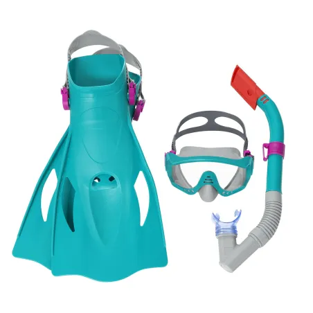 Turquoise snorkeling set Bestway 25020, perfect for summer water adventures