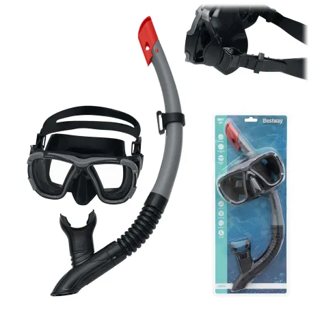 Grey diving set, perfect for snorkeling adventures in the water