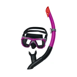 Purple diving set, stylish and functional, for kids and adults