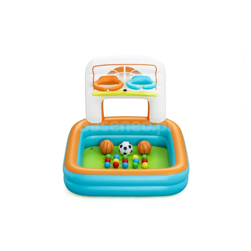Inflatable playground with balls, perfect for summer kids' parties