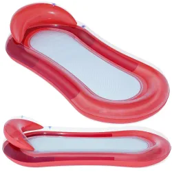 Red swimming airbed Bestway 43103, comfortable inflatable water accessory