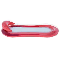 Red swimming airbed Bestway 43103, perfect for relaxing in the garden or pool