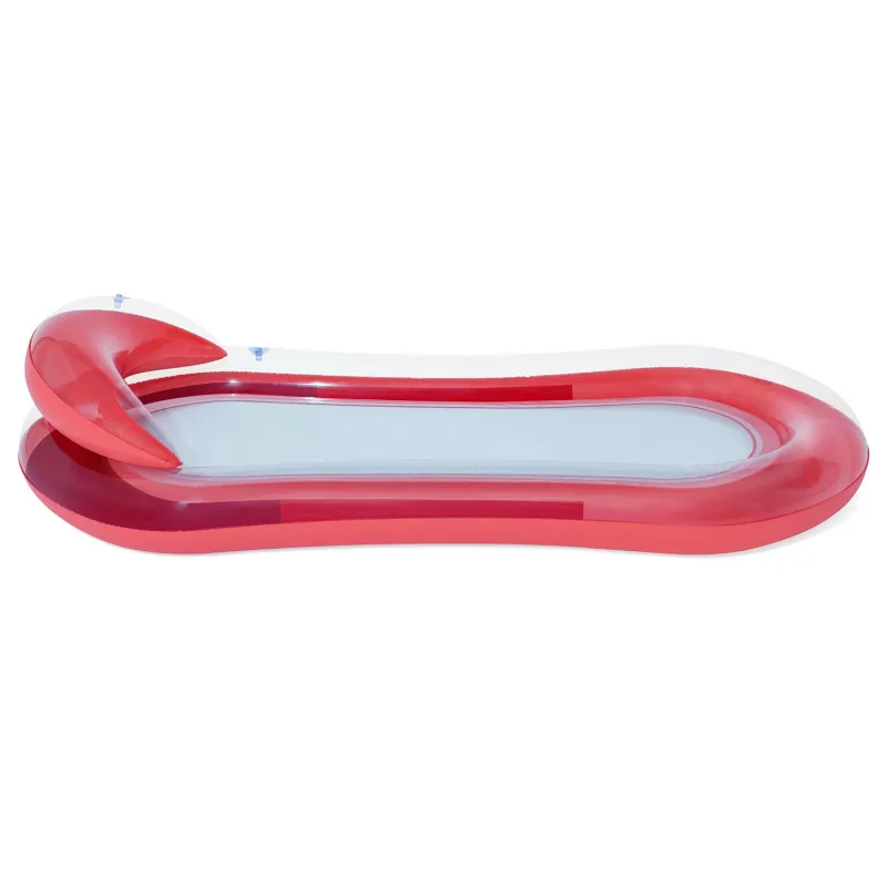 Red swimming airbed Bestway 43103, perfect for relaxing in the garden or pool