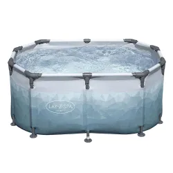Ice Bath Barrel 431L Bestway 6002N, blue color, swimming pool