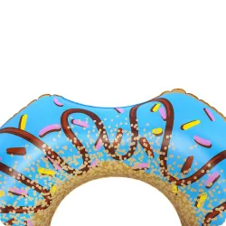Made from durable material, blue swimming ring 107cm