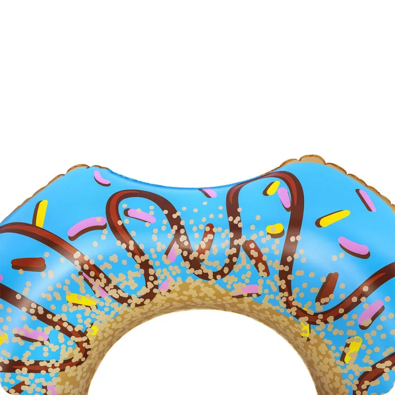 Made from durable material, blue swimming ring 107cm