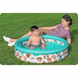 Perfect inflatable baby pool for summer garden fun