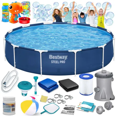 Garden frame pool 366 x 76 cm, perfect for summer fun in your backyard