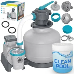 Sand Filter Pump 11355 L/h Bestway 58486 + Multifunctional Tablets