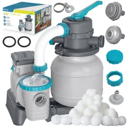 Sand Pump for Pools + Filter Balls 6056 l/h Bestway 58497