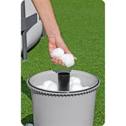 High-performance pool pump, great for summer days
