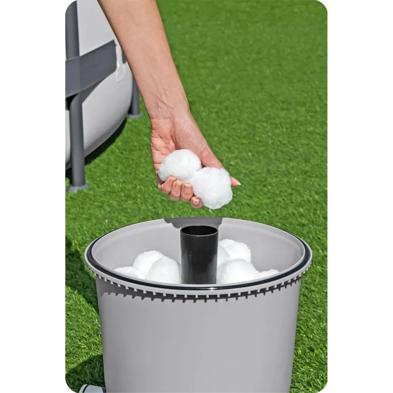 High-performance pool pump, great for summer days