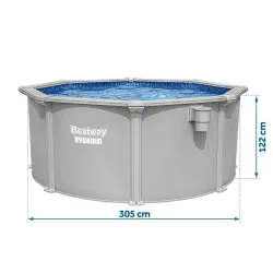 305 x 122 cm garden pool, perfect for summer fun in the garden