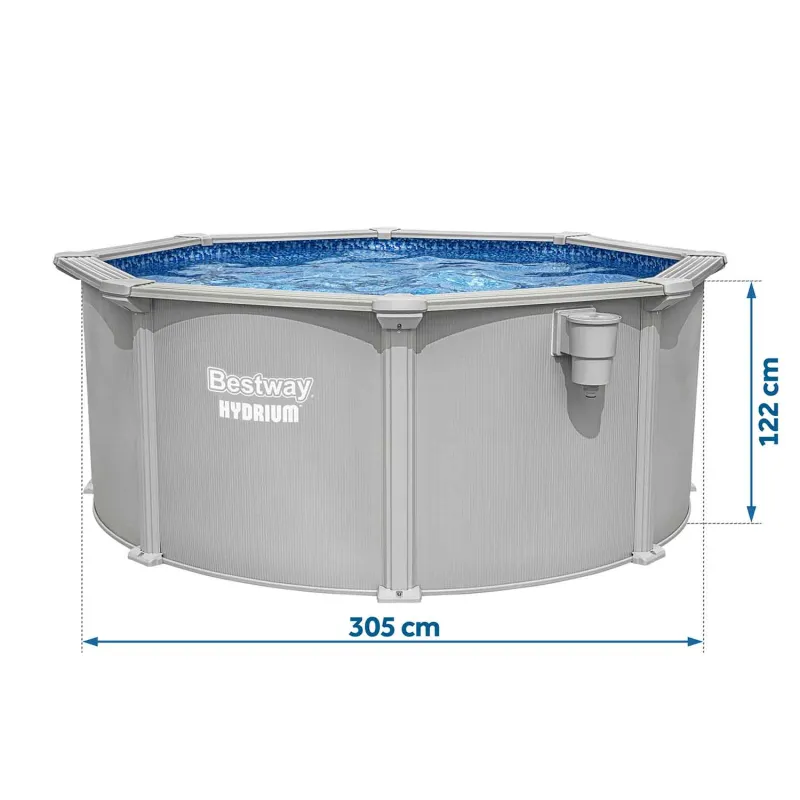 305 x 122 cm garden pool, perfect for summer fun in the garden
