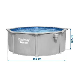 Garden pool perfect for relaxation 366 x 122 cm Bestway 56574