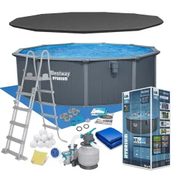 Bestway 561CU Year-Round Panel Garden Pool 488 x 132 cm, perfect for outdoor use