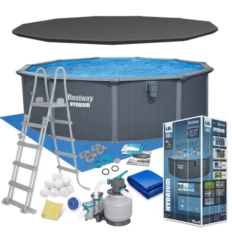 Bestway 561CU Year-Round Panel Garden Pool 488 x 132 cm, perfect for outdoor use