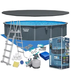 Year-round panel garden pool 732 x 132 cm, perfect for outdoor use