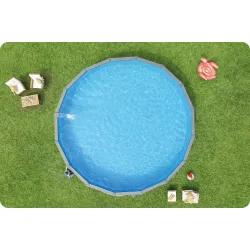 732 x 132 cm garden pool, panel design, suitable for year-round use
